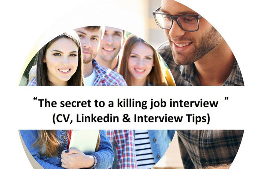 Seminar on “The Secret to a Killing Job Interview (CV, LinkedIn and Interview tips)” by New York College Thessaloniki
