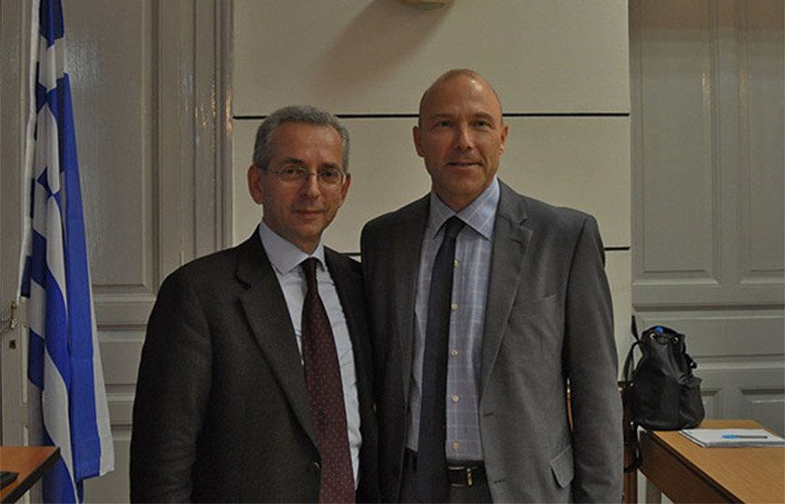 Visit of the Czech Republic ambassador at New York College