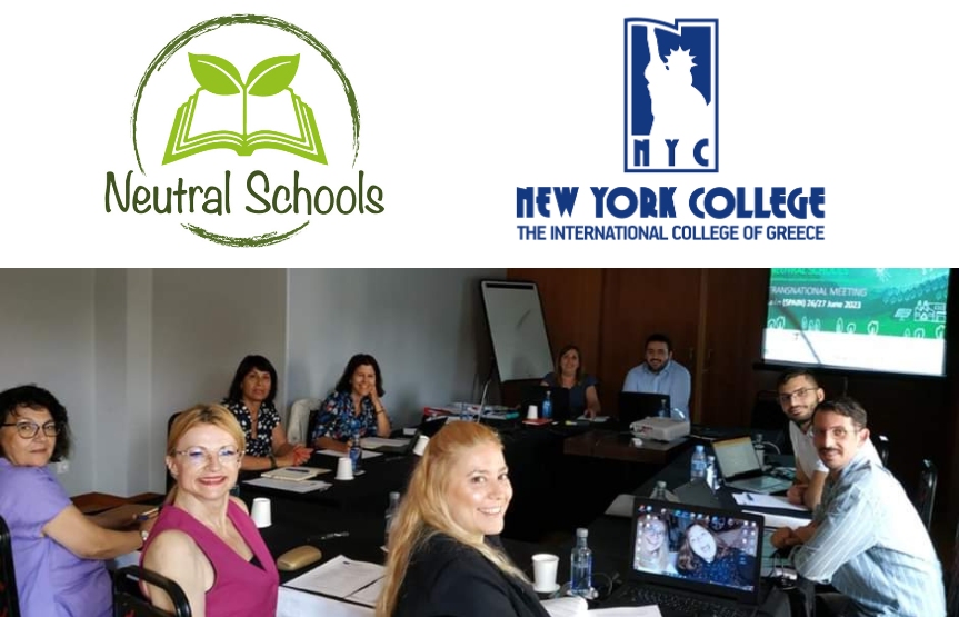 Το New York College συμμετέχει στο πρόγραμμα NEUTRAL SCHOOLS (2022-1-ES01-KA220-SCH-000088781) ως ο μοναδικός εταίρος από Ελλάδα, μαζί με 4 εταίρους από την Ευρωπαϊκή Ένωση.