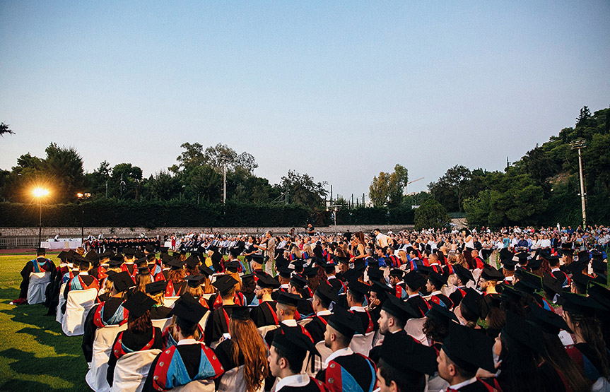 Νew York College 2018 Graduation Ceremony with the presence of distinguished guests