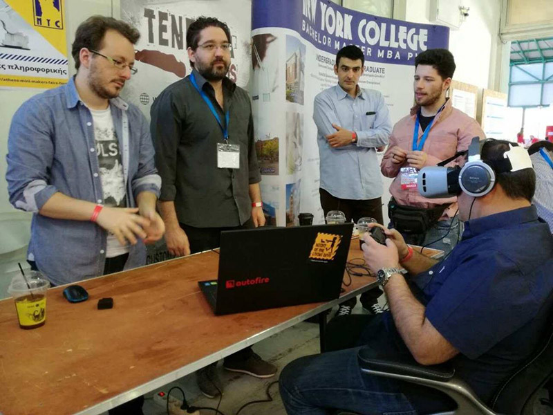 Athens Mini Maker Faire 2017, Η συμμετοχή του New York College