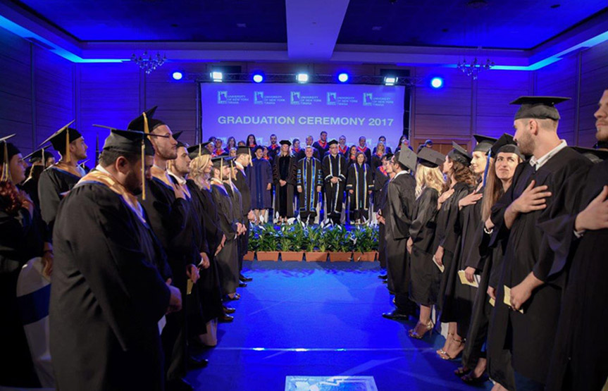 University of New York Tirana: Graduation Ceremony Press Release