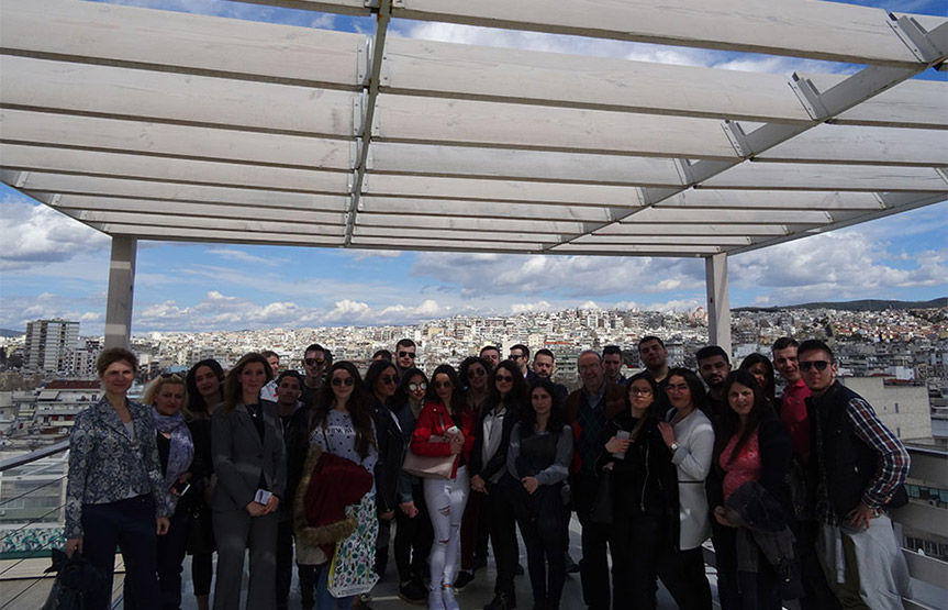 Εκπαιδευτική επίσκεψη του NEW YORK COLLEGE στο ξενοδοχείο ΚΑΨΗΣ στη Θεσσαλονίκη
