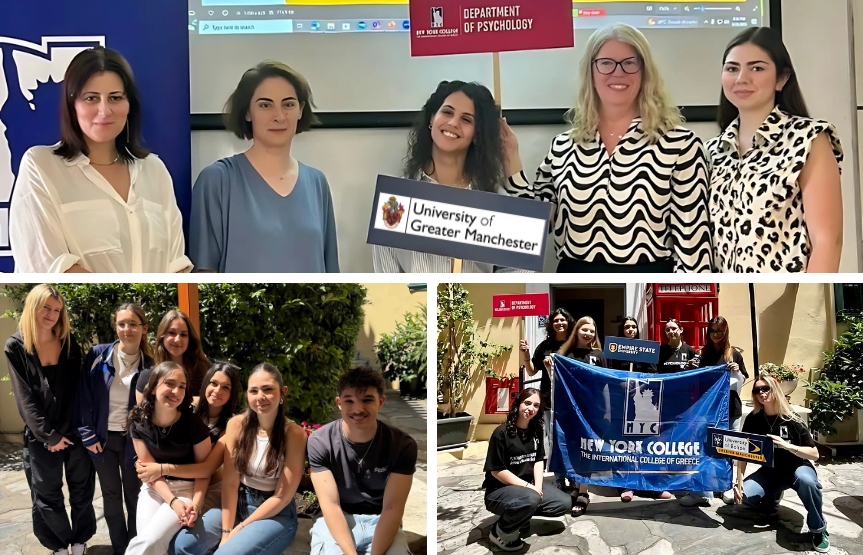 The annual conference of the Department of Psychology at New York College, titled Careers in Psychology, was successfully held at the NYC Athens Campus.