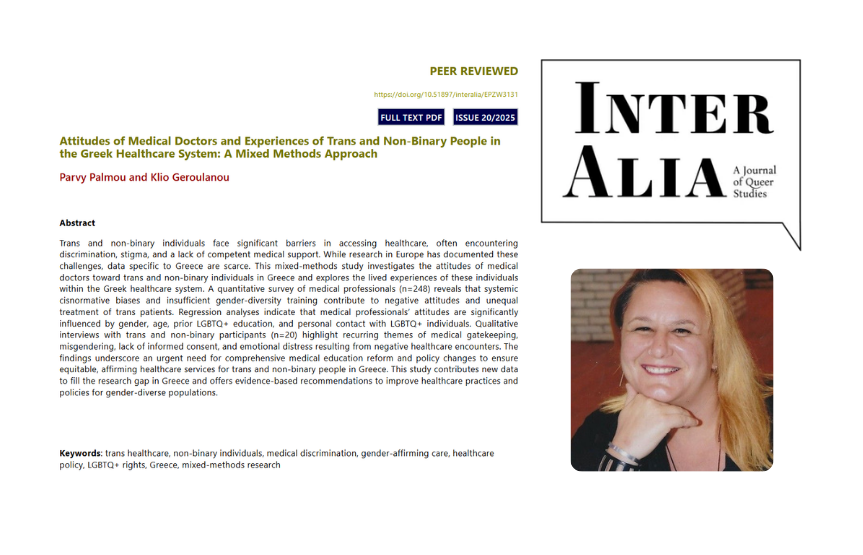 Journal Publication | InterAlia: A Journal of Queer Studies, Non-Binary and other (Dis)identifications