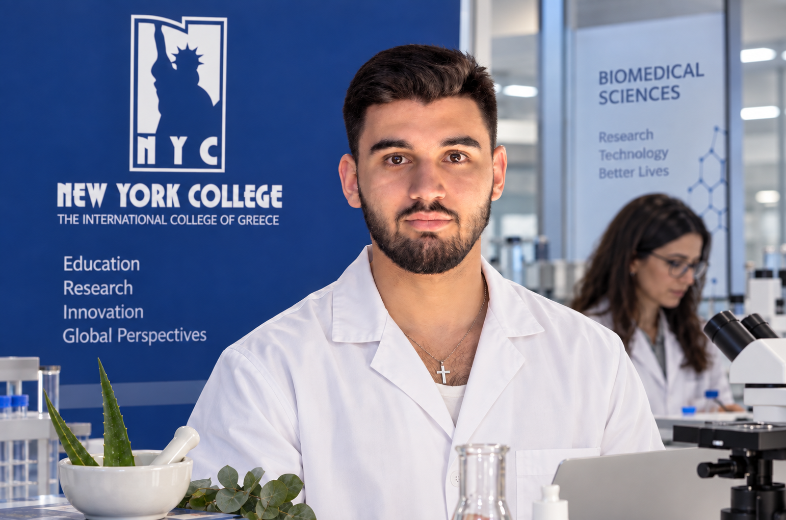 Νέα διεθνής επιστημονική διάκριση για το New York College Θεσσαλονίκης στο περιοδικό Cosmetics (MDPI): Απόφοιτος Βιοϊατρικής υπογράφει έρευνα για την ανάπτυξη καινοτόμων καλλυντικών σκευασμάτων με φυσικά συστατικά